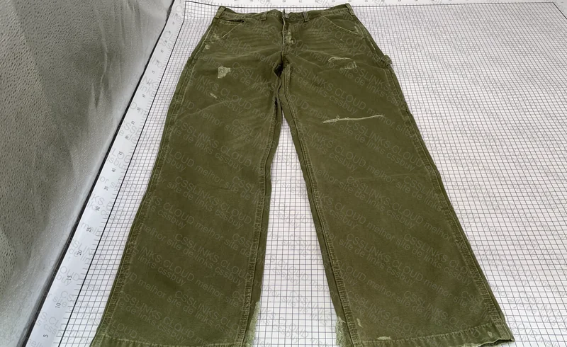 ERD Straight Leg Distressed Denim Trousers 3