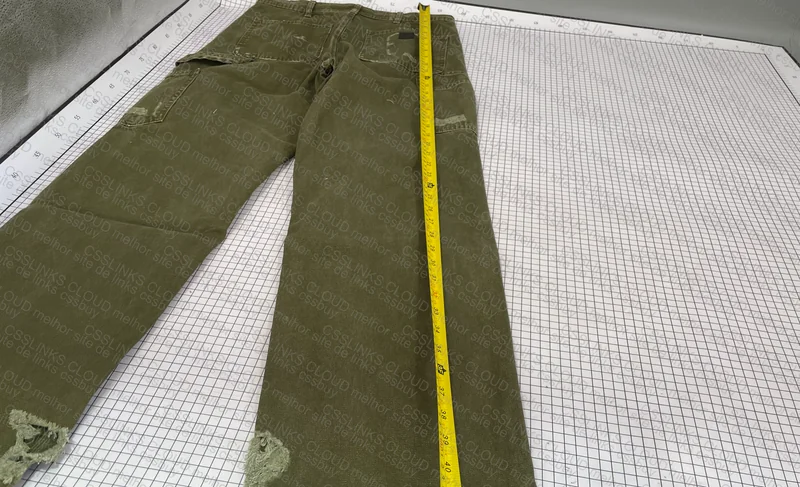 ERD Straight Leg Distressed Denim Trousers 5