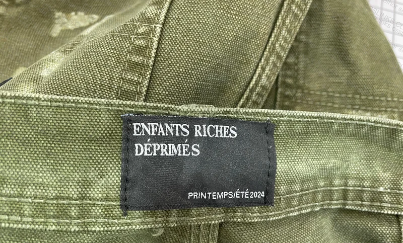 ERD Straight Leg Distressed Denim Trousers 7