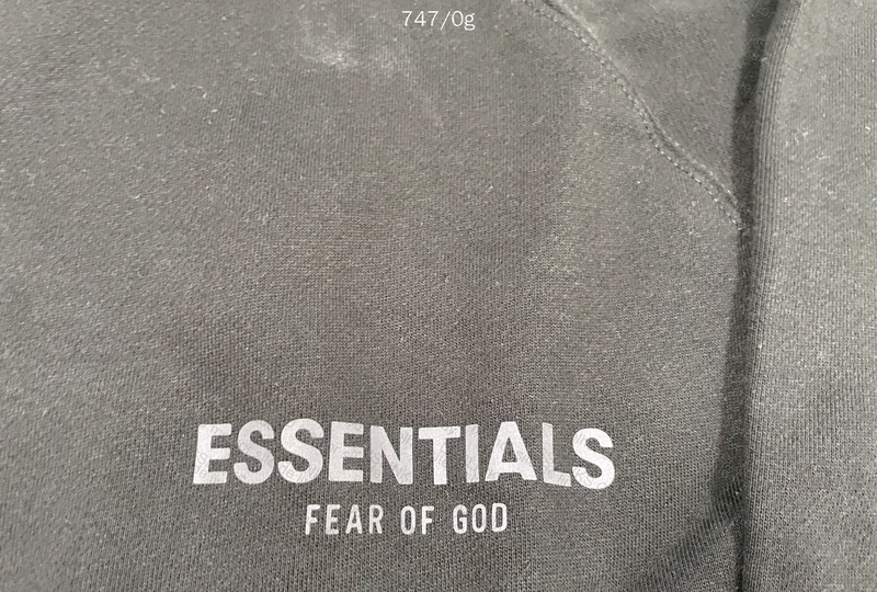 ESSENTIALS HOODIE 2021 BLACK