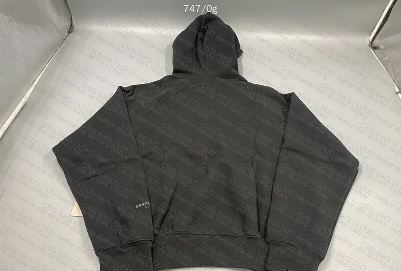 ESSENTIALS HOODIE 2021 BLACK 2