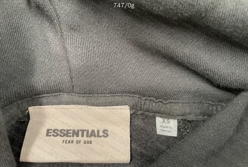 ESSENTIALS HOODIE 2021 BLACK 3