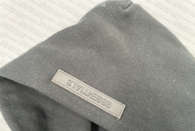 ESSENTIALS HOODIE 2021 BLACK 4