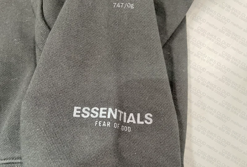 ESSENTIALS HOODIE 2021 BLACK 5