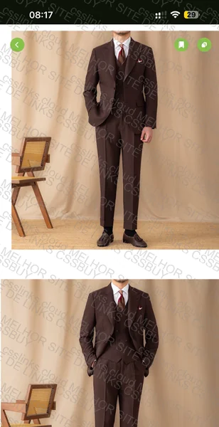 Brown Wedding Suit 10