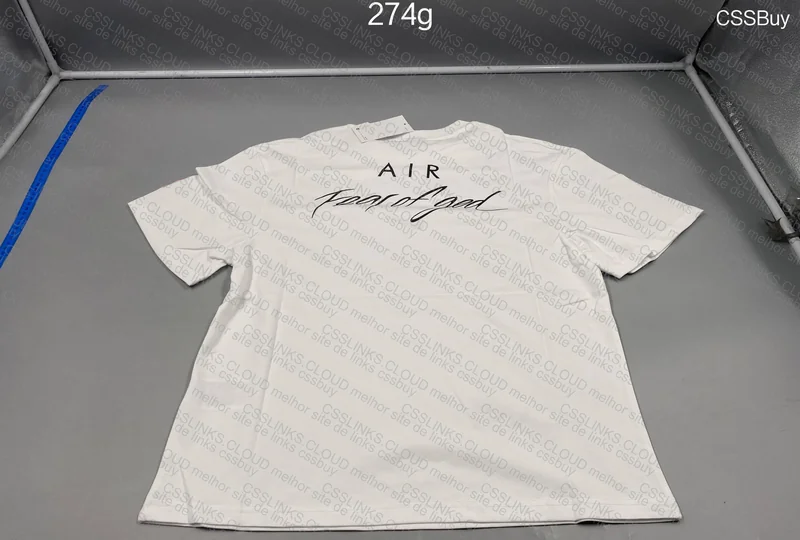 FEAR OF GOD X NIKE AIR FOG T-Shirt White 2