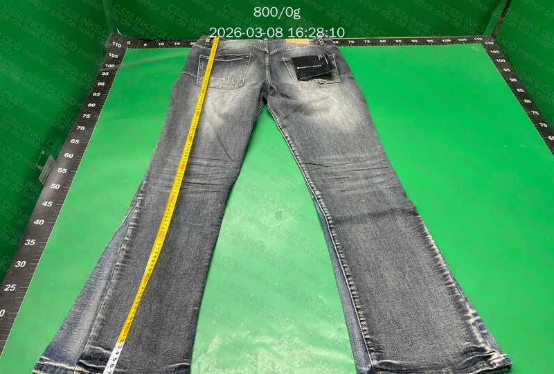 Flare jeans purple 3