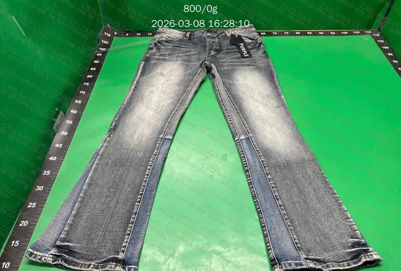 Flare jeans purple 4