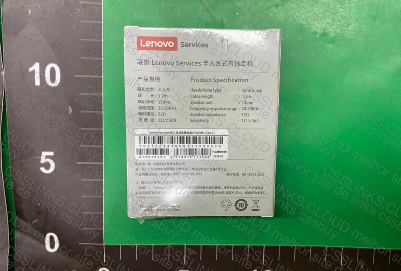 Fone de ouvido Lenovo Tipo C