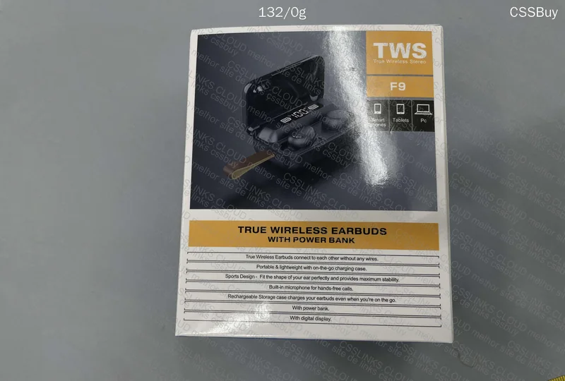 TWS Headphones with Power Bank Case