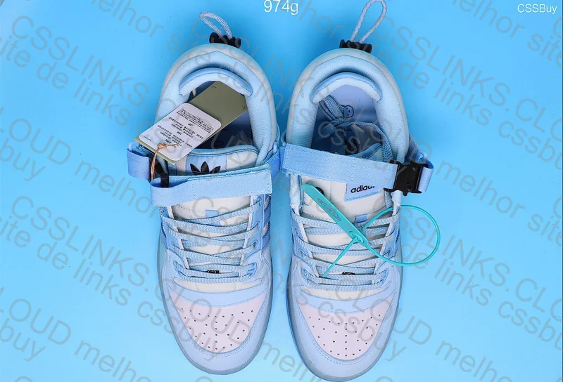 Forum Low Bad Bunny Blue tint 2