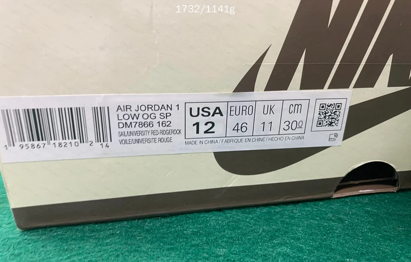 AJ1 low Retro OG SP Travis Scott Reverse mocha LJR 5