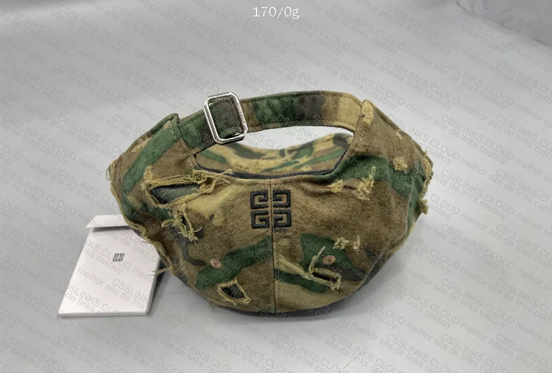Givenchy Camouflage Distressed Cap