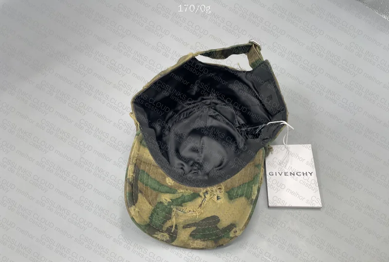 Givenchy Camouflage Distressed Cap 3