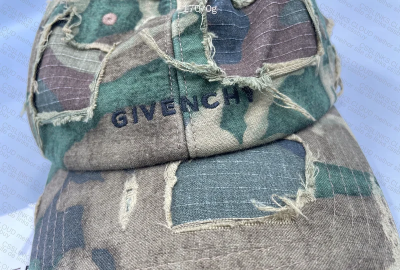 Givenchy Camouflage Distressed Cap 4