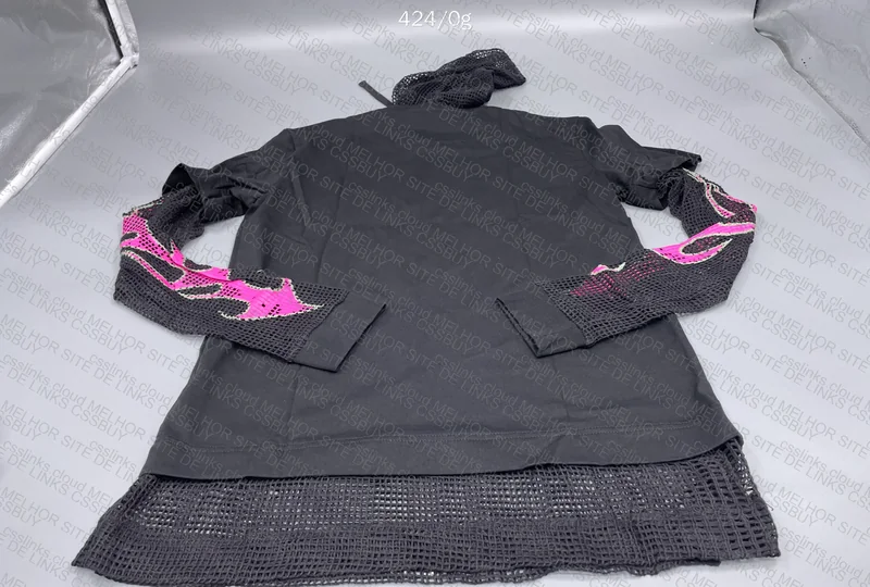 GIVENCHY LAYERED FLAME HOODIE 7