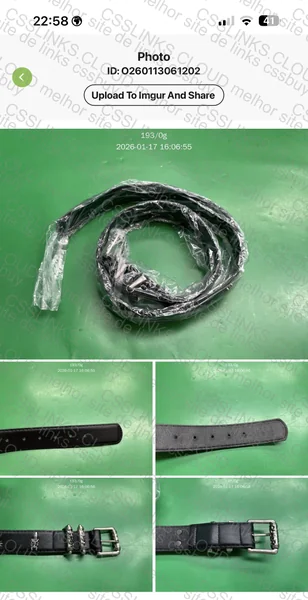 Gorro/Toca e cinto chrome hearts 2