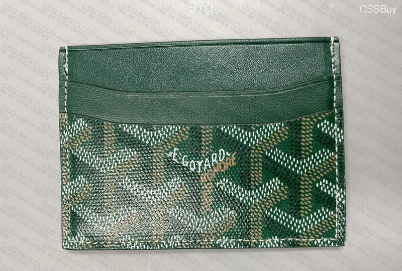 Goyard Card Holder "Dark Green" 2