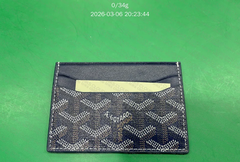 Goyard cardholder azul 2