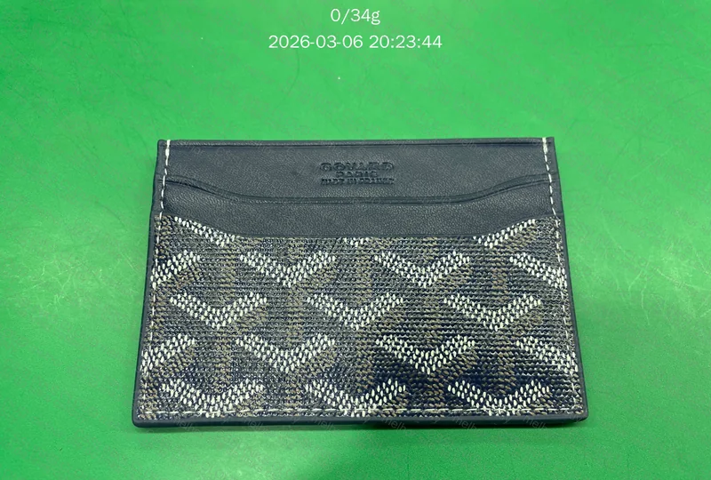 Goyard cardholder azul 3
