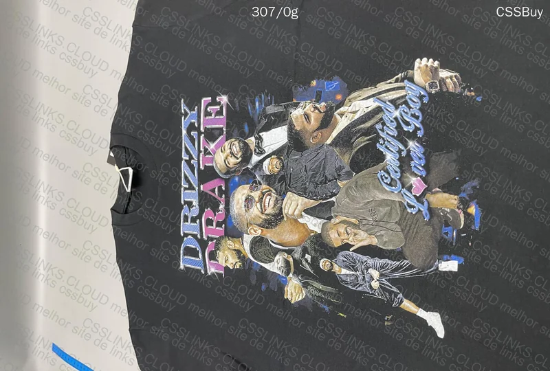 Graphic Tee Drake e Lebron