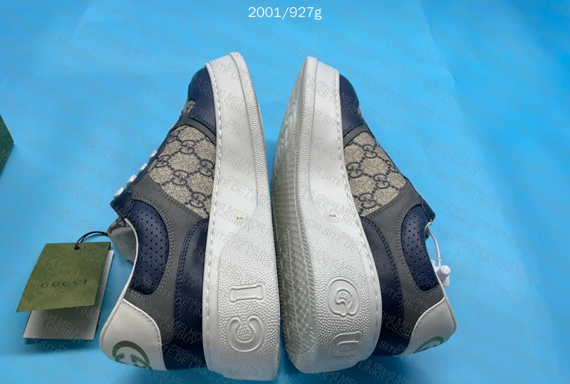Gucci Chunky Sneaker Blue - With Measurements 2