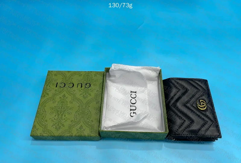 Gucci Folded Wallet Marmont Quilted Leather