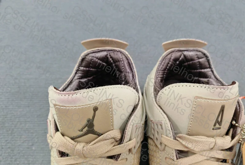 GX A Ma Maniere x Air Jordan 4 Fossil Stone JMDY 3