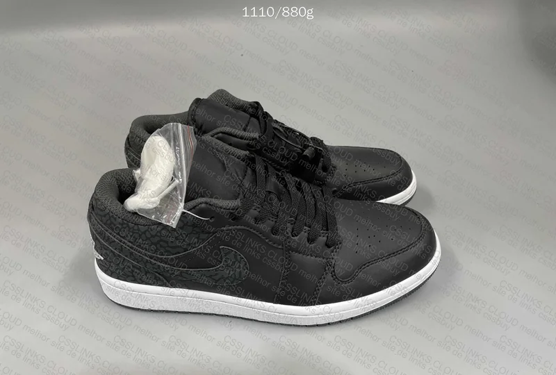 GX AJ1 LOW BLACK ELEPHANT