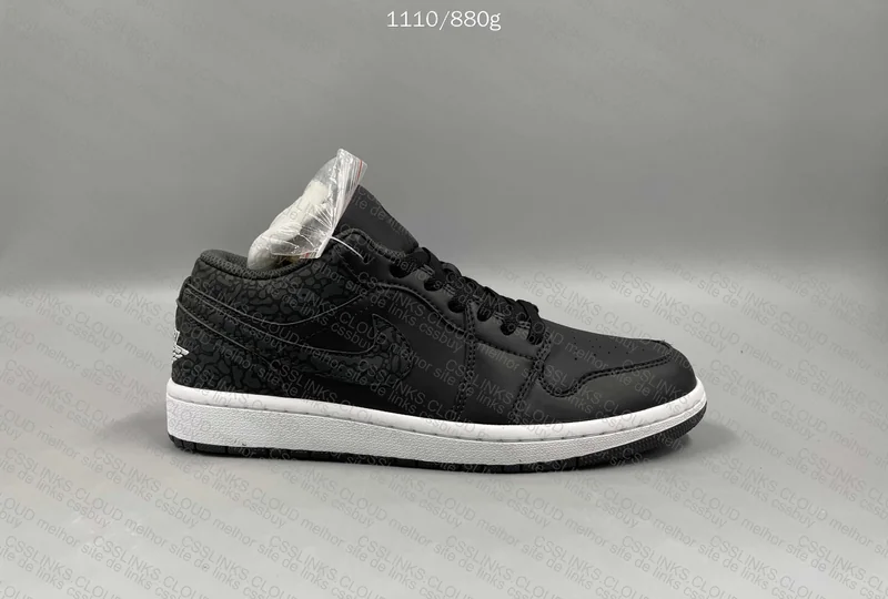 GX AJ1 LOW BLACK ELEPHANT 4