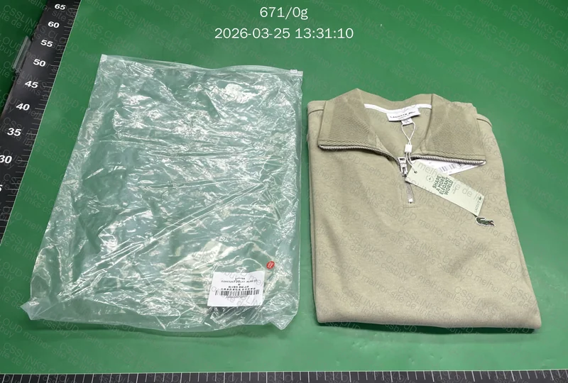 HALF ZIP LACOSTE VERDE MUSGO