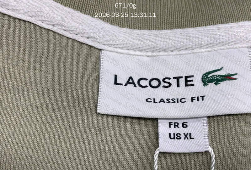 HALF ZIP LACOSTE VERDE MUSGO 3