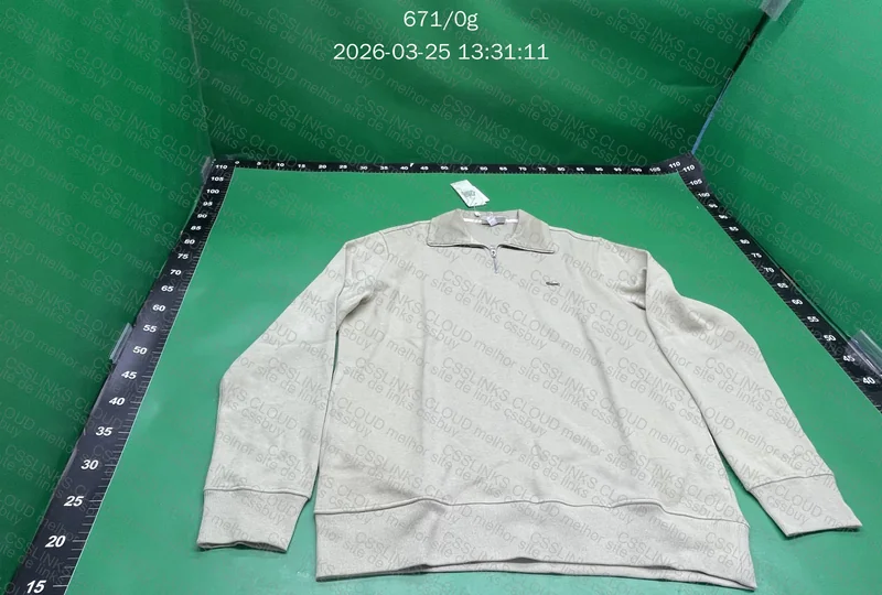 HALF ZIP LACOSTE VERDE MUSGO 4