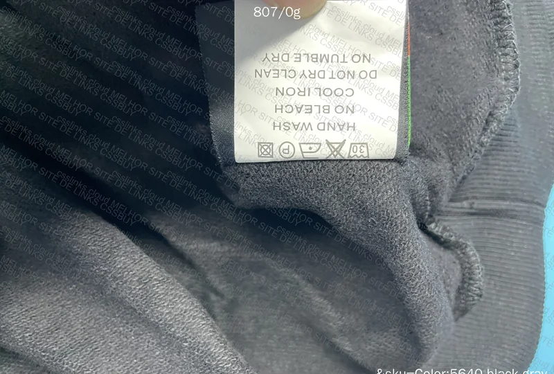 Hoodie denim tears (black/gray) 4