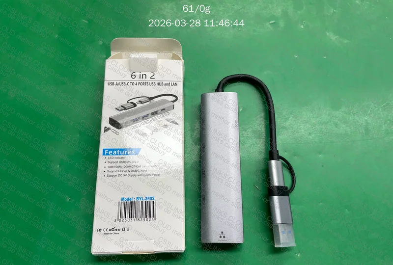 Hub USB 5 portas (incluindo RJ45 2.5G)