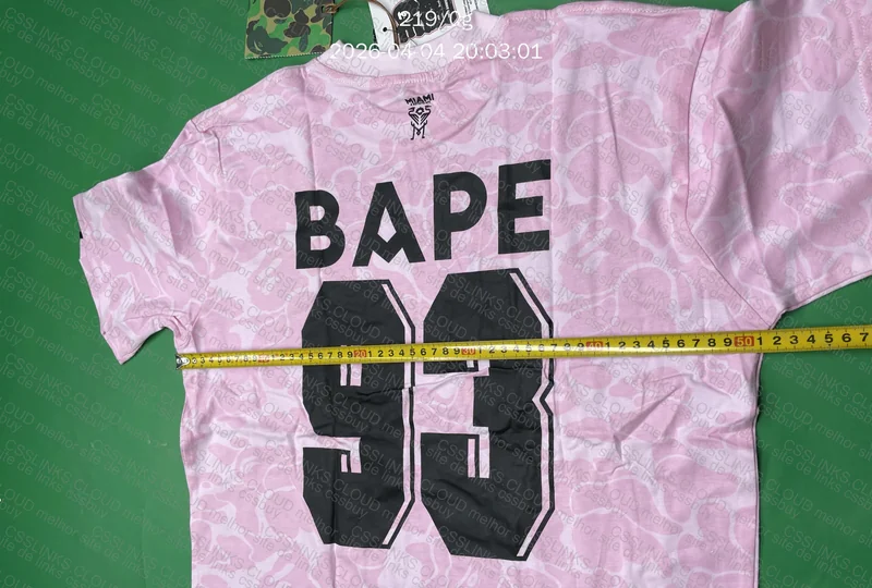 Inter Miami x Bape c/ medidas, GL?
