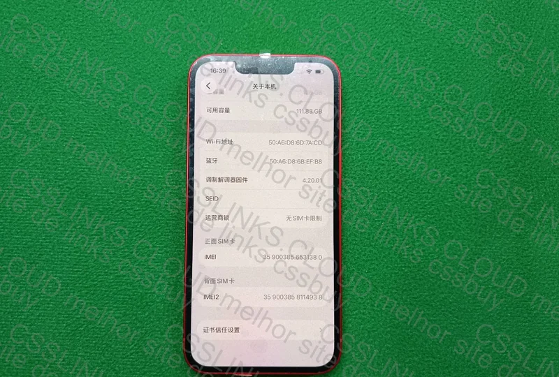Iphone 14 preto (veio vermelho e com bateria trocada)