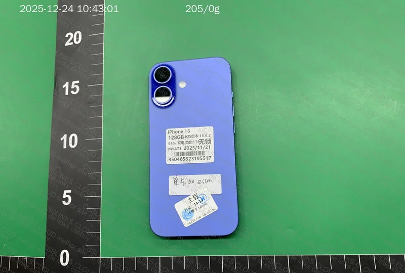 Iphone 16 128g ultramarino