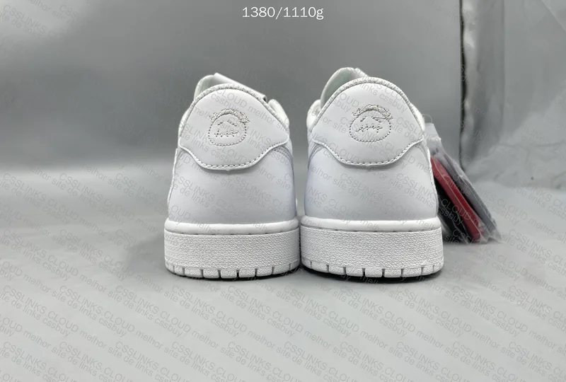 J1 Low Travis Scott Triple White 3