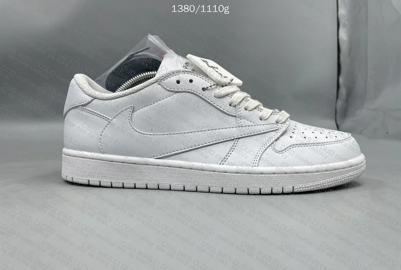 J1 Low Travis Scott Triple White 5