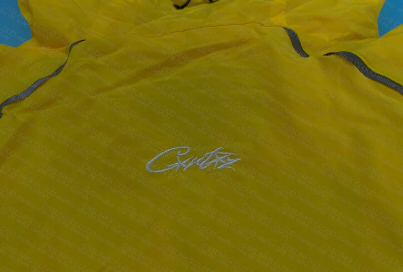 jacket Corteiz yellow/white 3