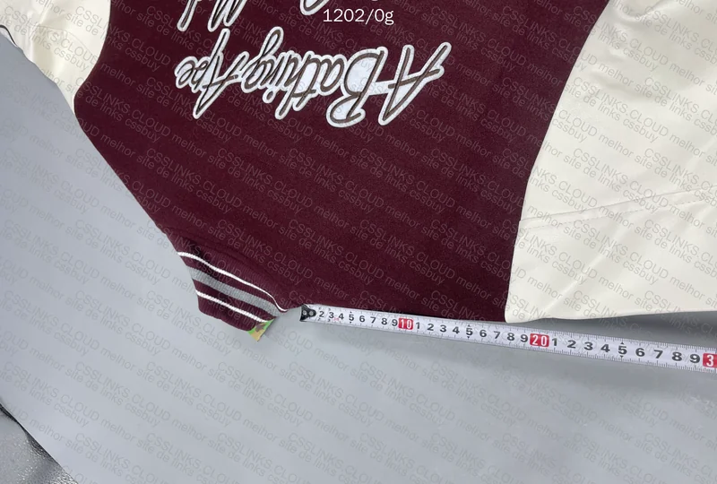 Bape Jacket (with Measurements) 3