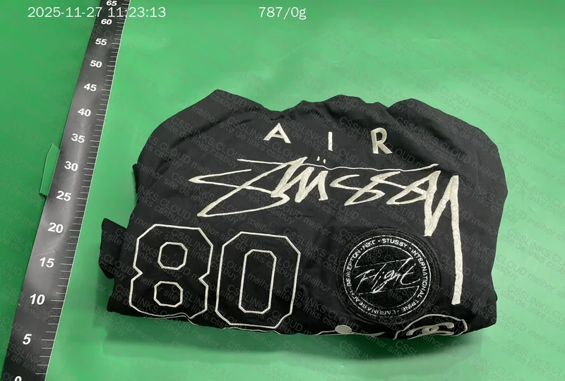 Nike x Stussy Double-Sided Black Bomber Jacket