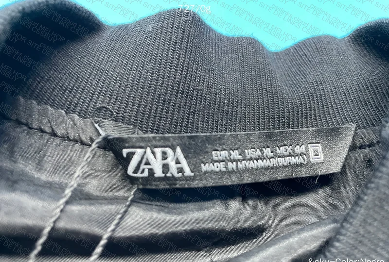 Zara Bomber Jacket with Measurements 3