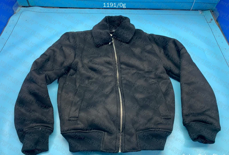 Zara Suede Effect Combined Jacket 7