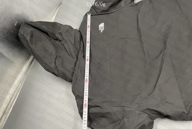 TNF Windbreaker Jacket with Measurements