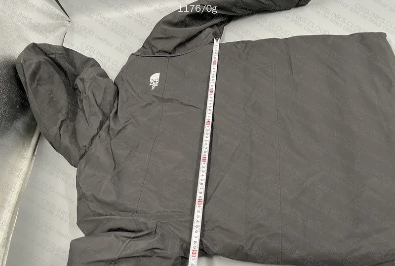 TNF Windbreaker Jacket with Measurements 3