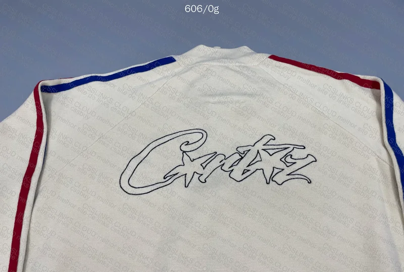 Corteiz Knit Zip Up Fleece Cream Jacket 2