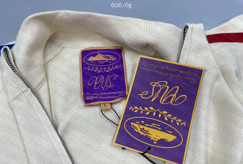 Corteiz Knit Zip Up Fleece Cream Jacket 3
