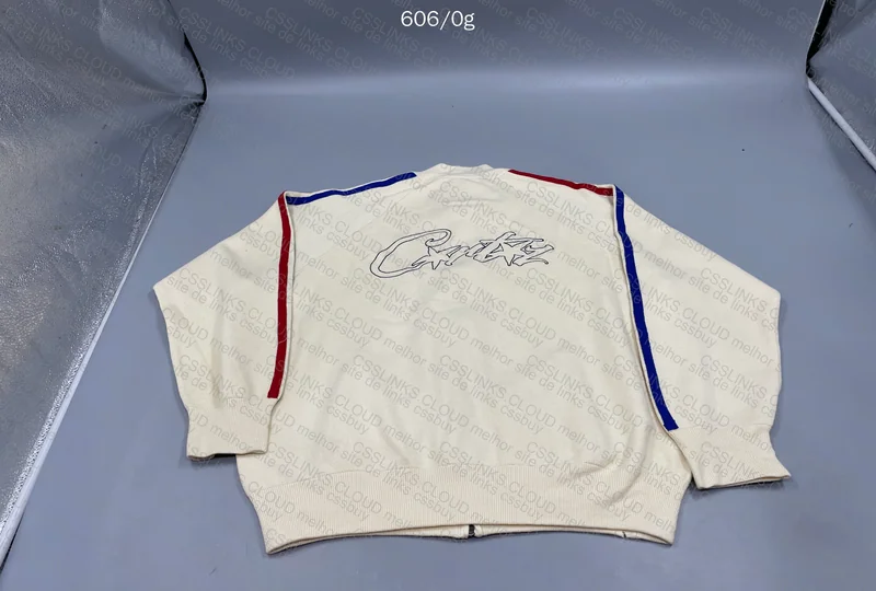 Corteiz Knit Zip Up Fleece Cream Jacket 7